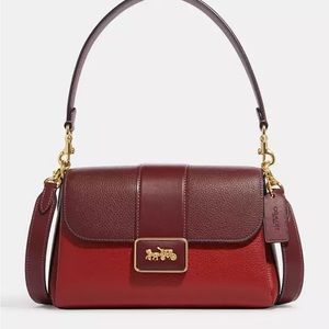 Coach Grace Shoulder Bag Red